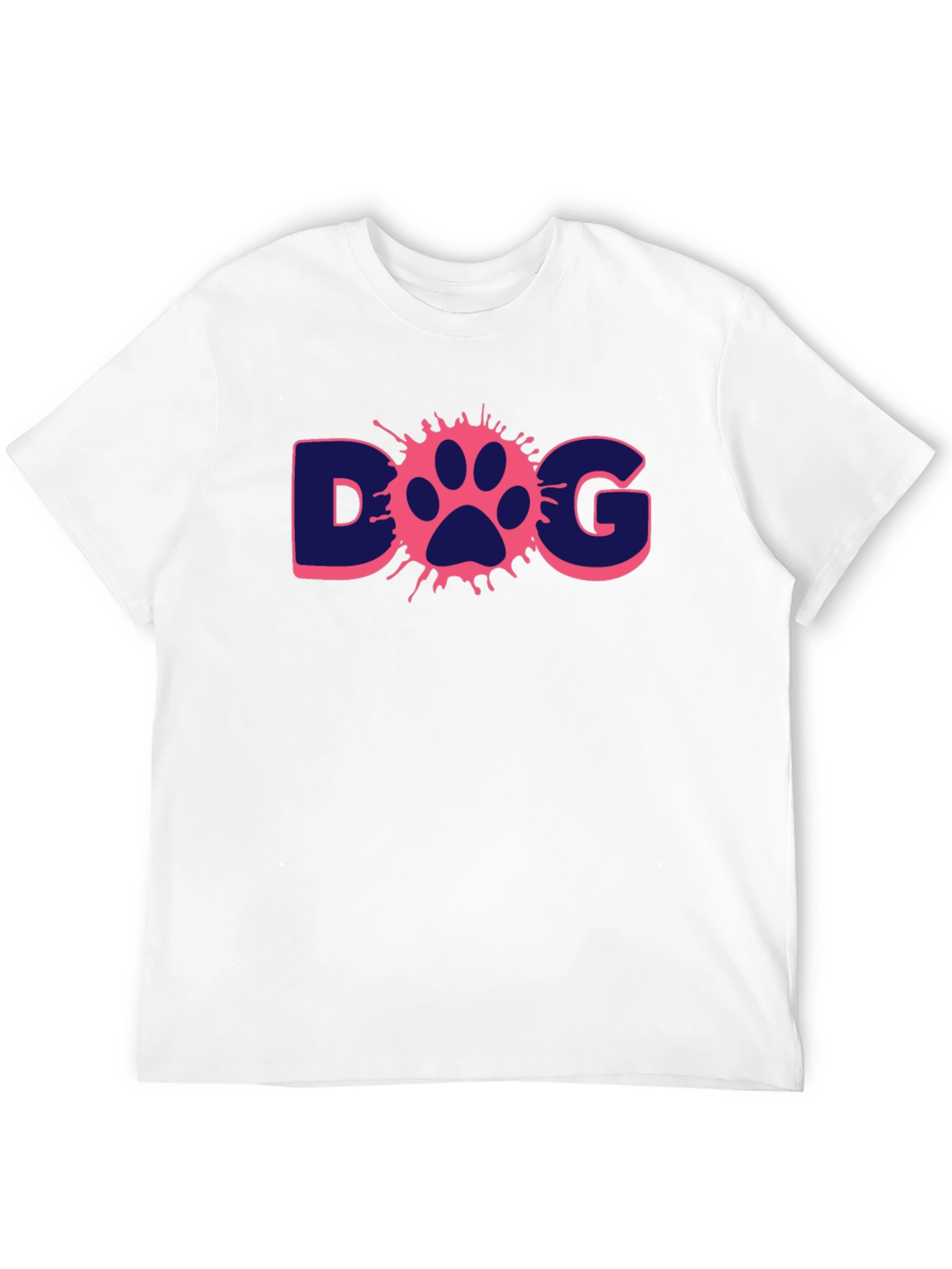 Dog Paw Print T-Shirt - Stylish Casual Wear