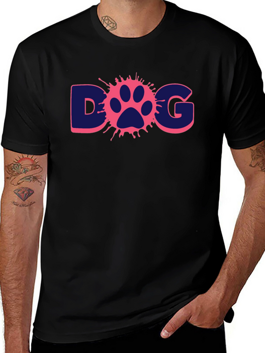 Dog Paw Print T-Shirt - Stylish Casual Wear