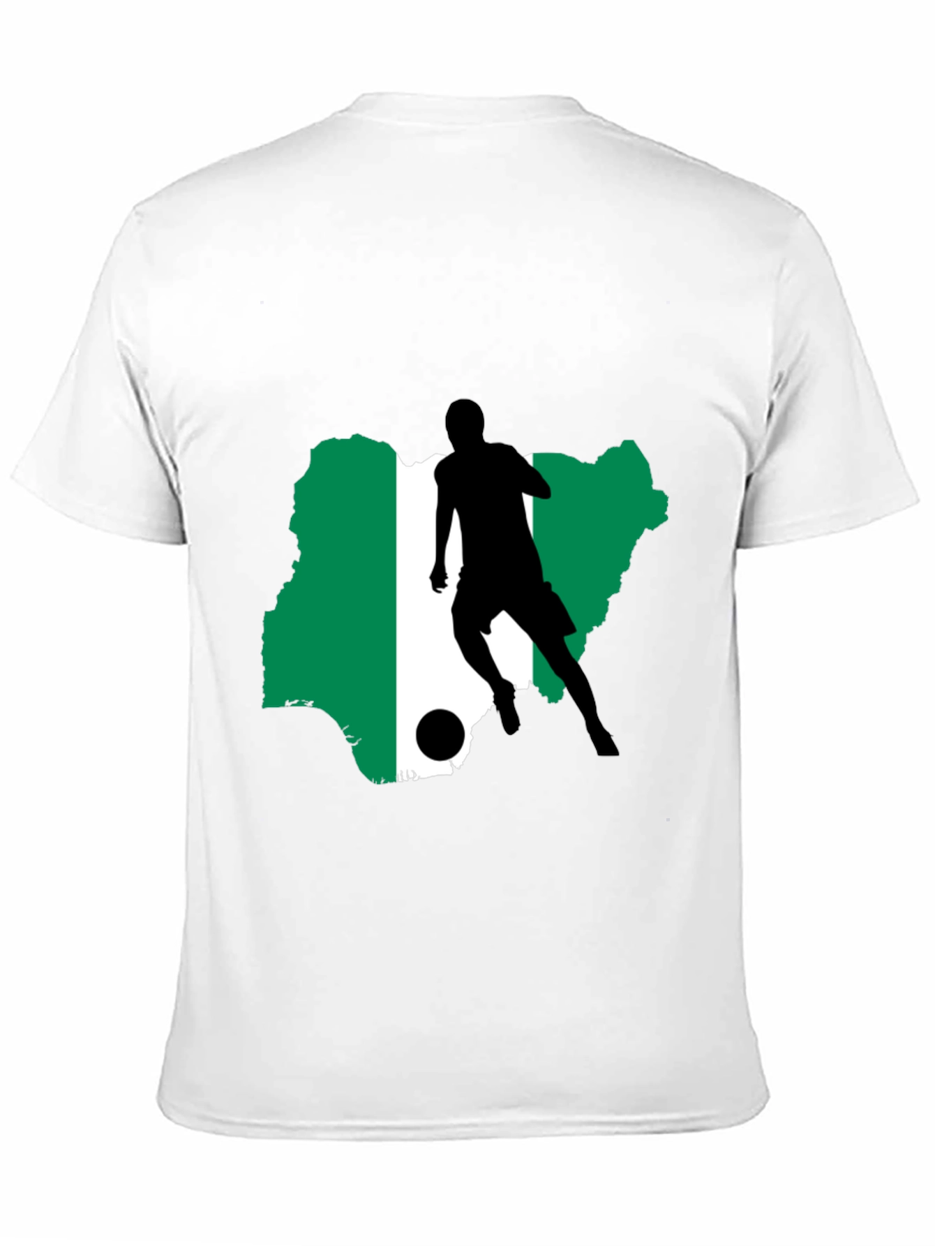 Nigeria Soccer Silhouette T-Shirt