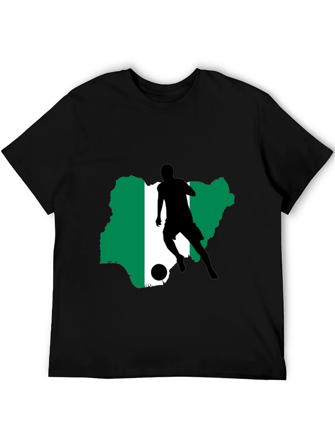 Nigeria Soccer Silhouette T-Shirt