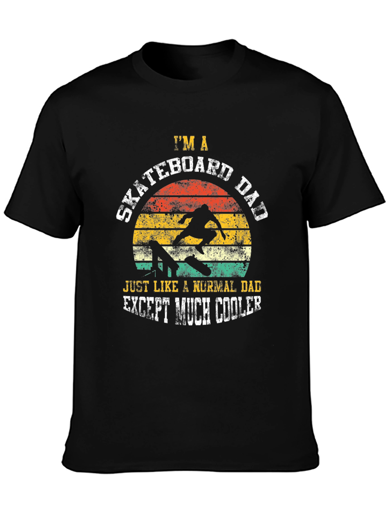 Skateboard Dad Graphic T-Shirt - Cool Fathers Day Gift