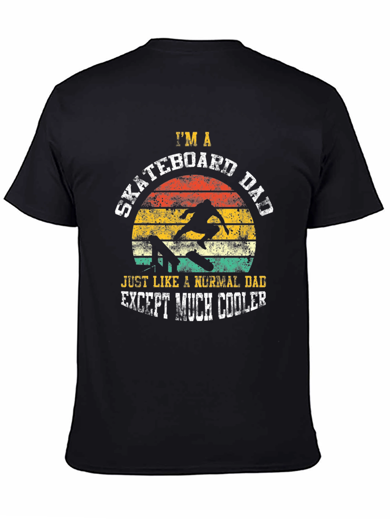 Skateboard Dad Graphic T-Shirt - Cool Fathers Day Gift
