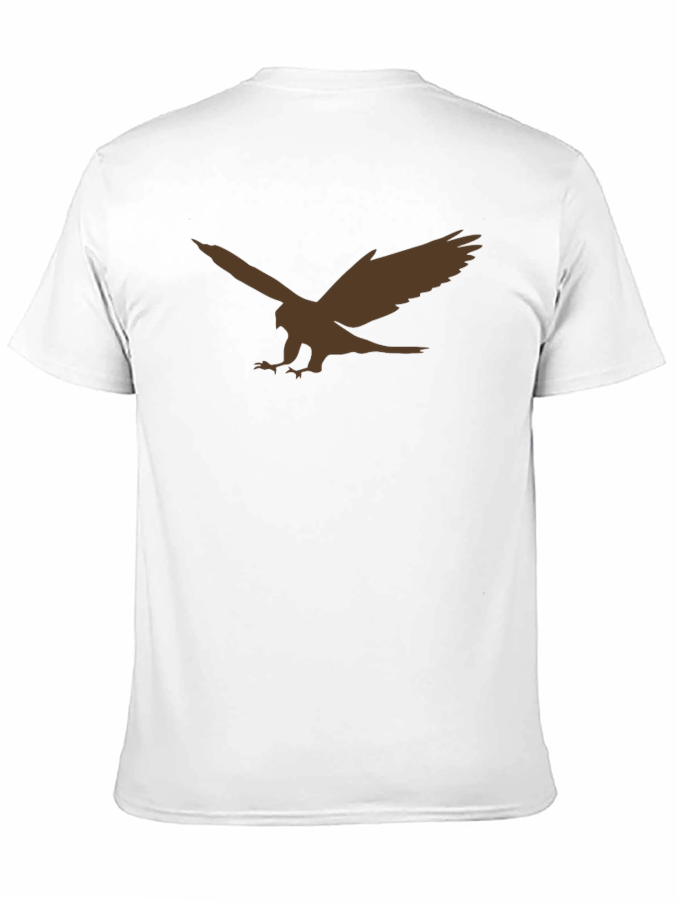 Black T-Shirt with Eagle Graphic