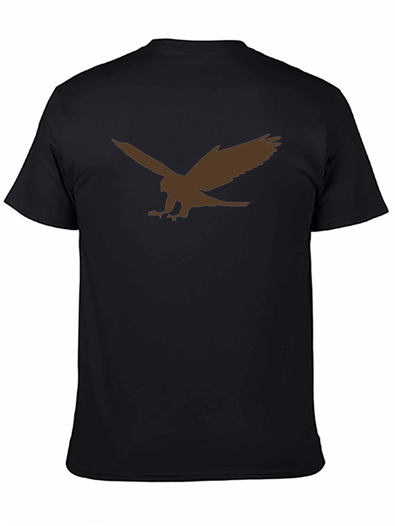 Black T-Shirt with Eagle Graphic