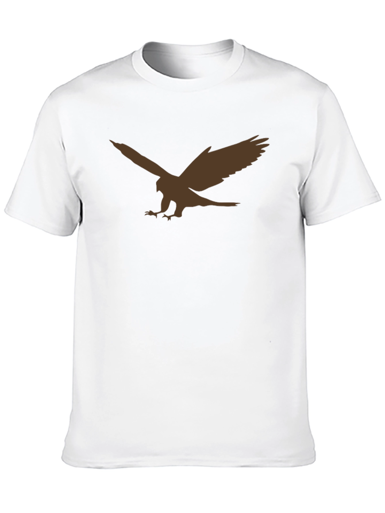 Black T-Shirt with Eagle Graphic