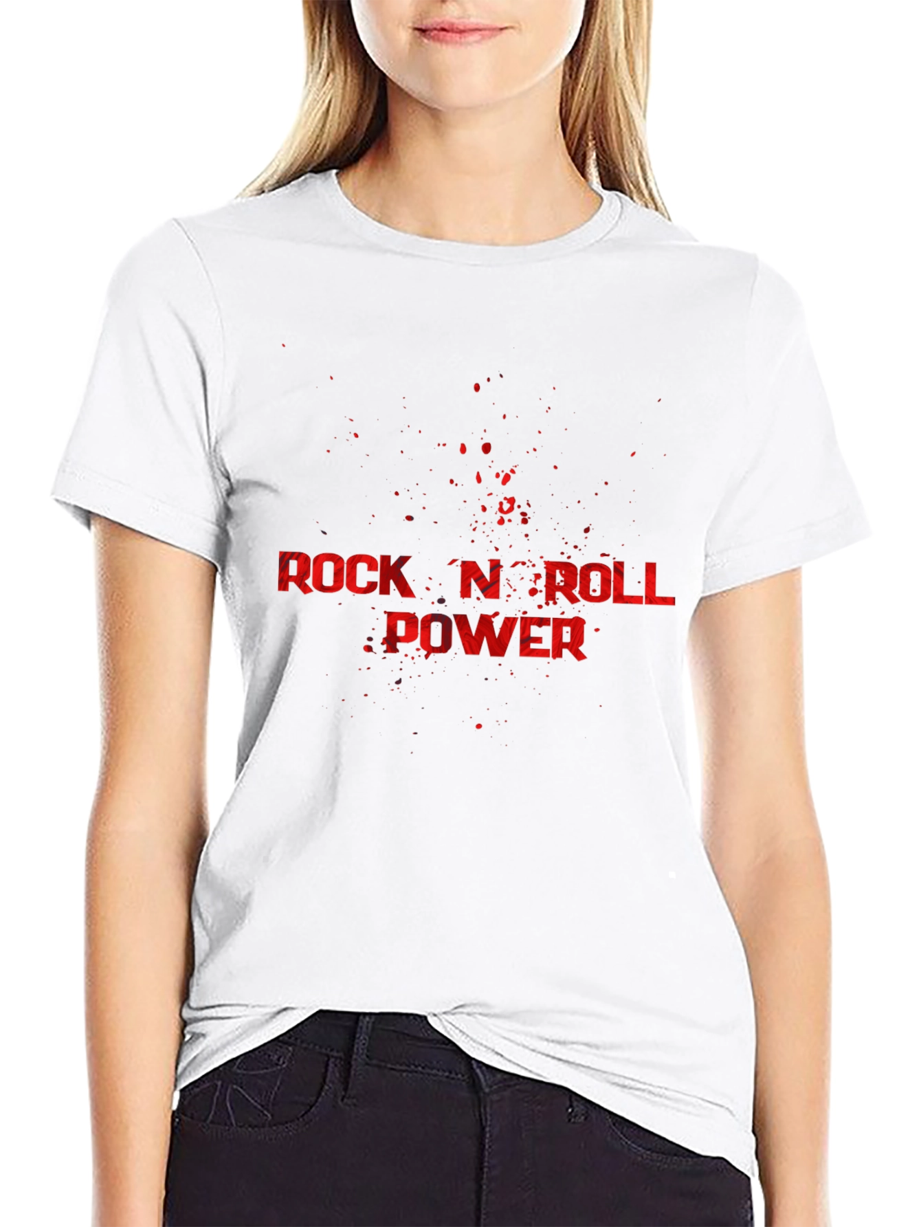 Rock N Roll Power Graphic T-Shirt
