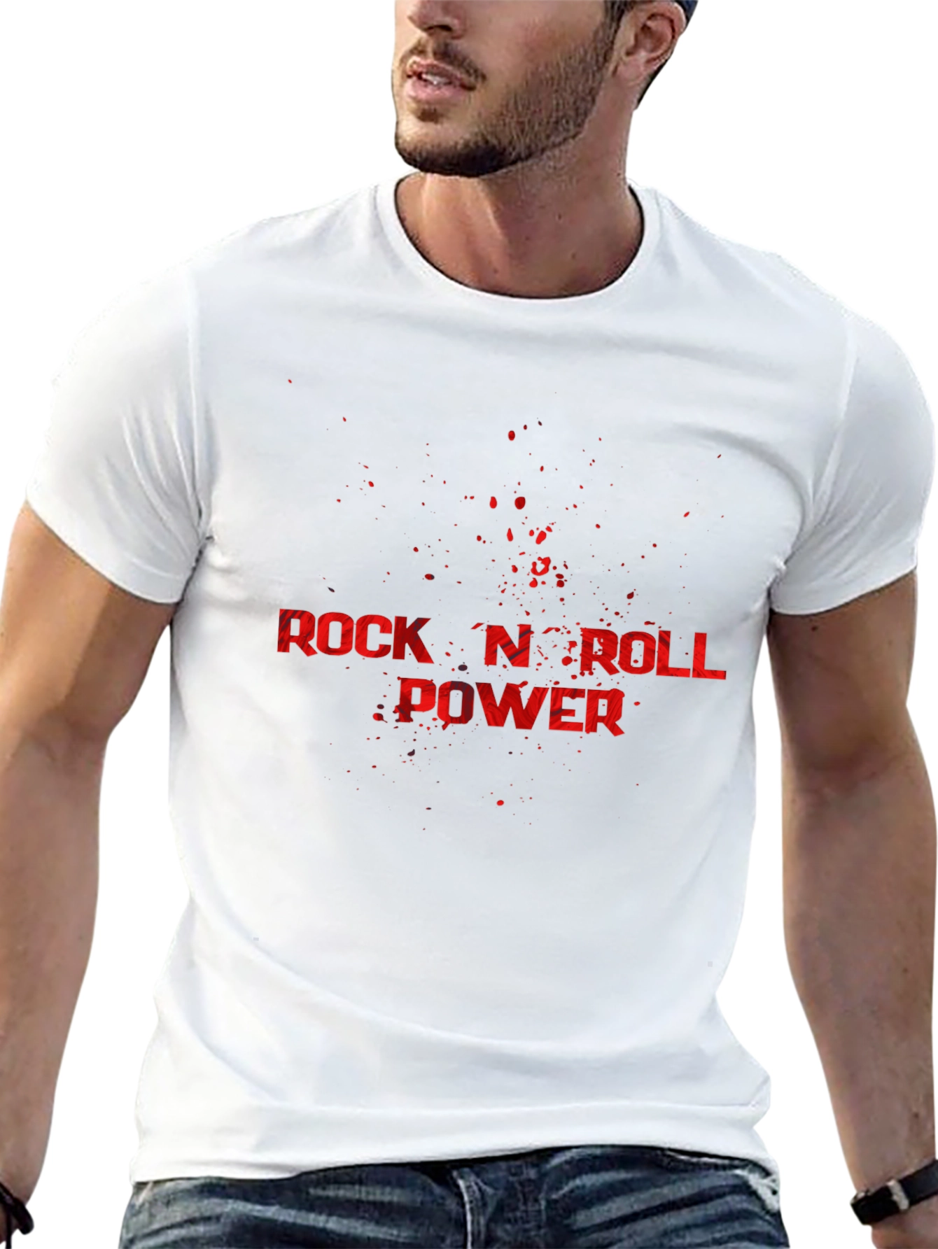 Rock N Roll Power Graphic T-Shirt