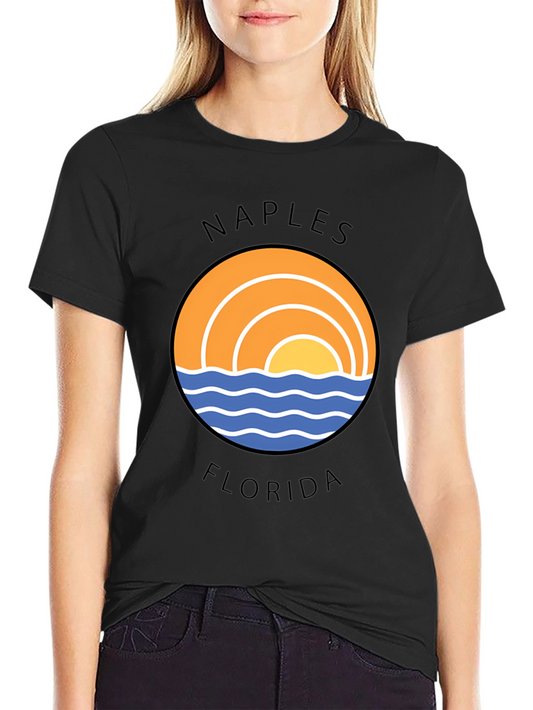Naples Florida Graphic T-Shirt - Coastal Design