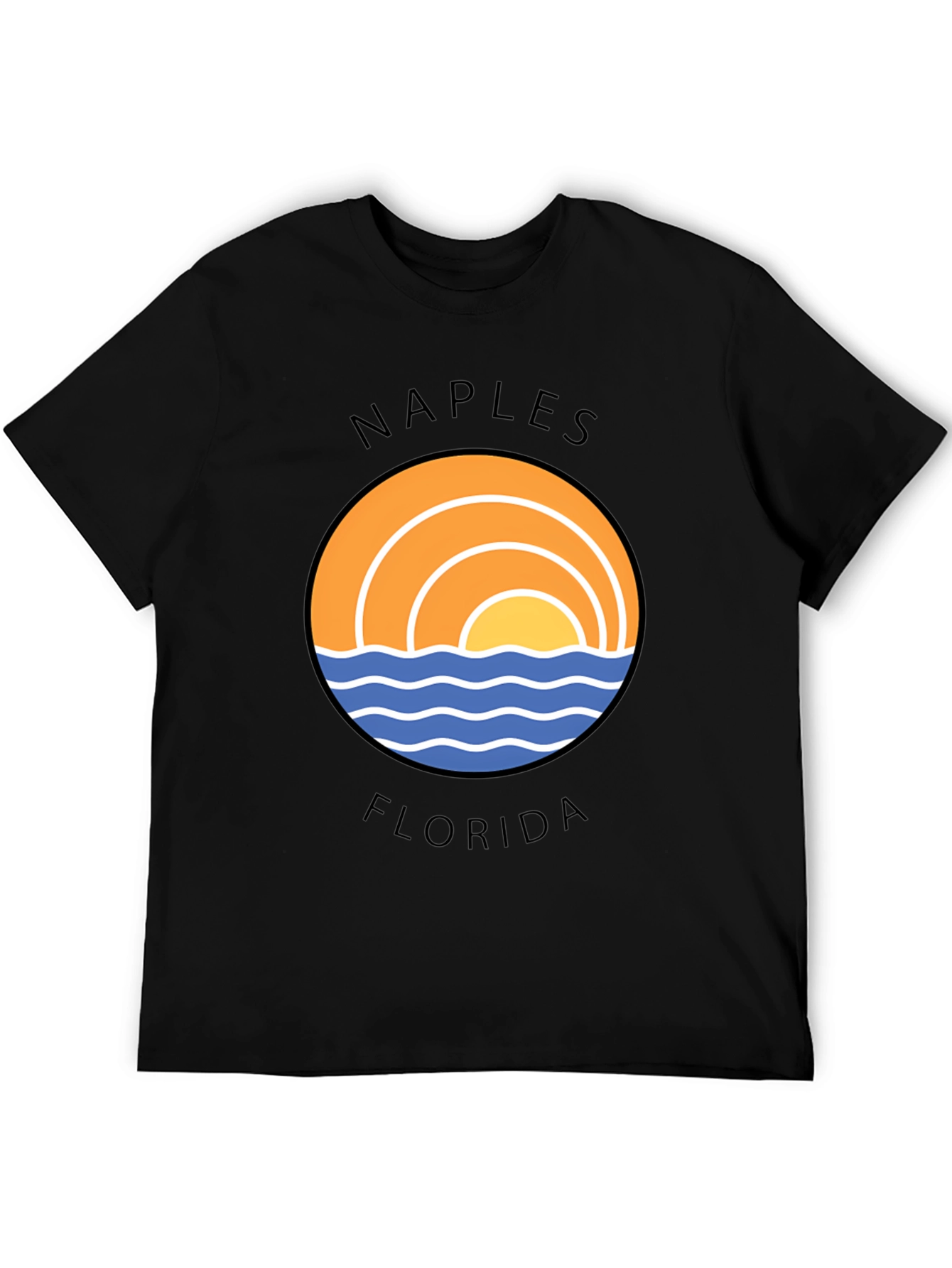 Naples Florida Graphic T-Shirt - Coastal Design