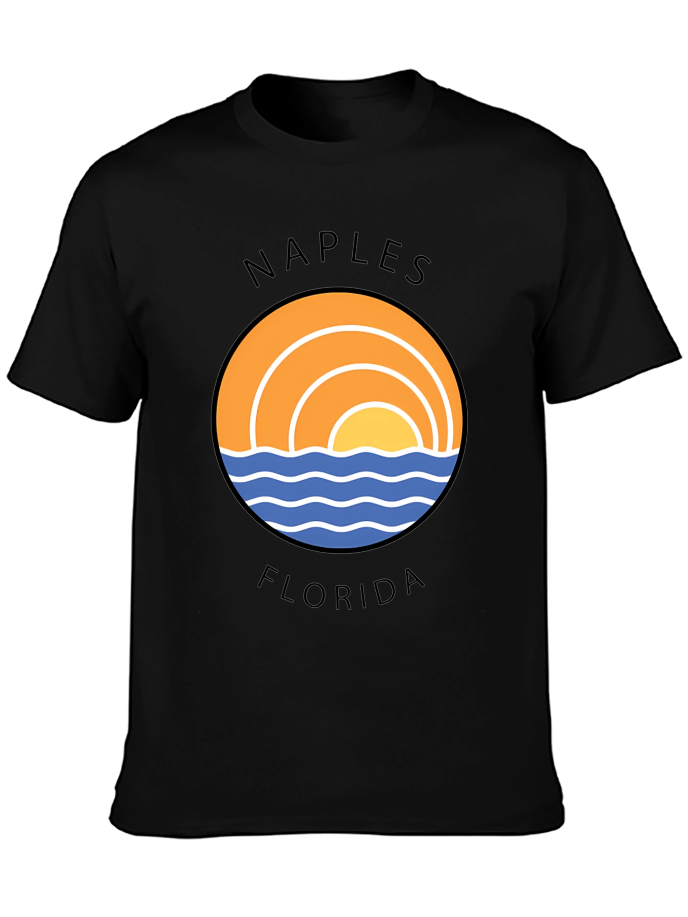 Naples Florida Graphic T-Shirt - Coastal Design