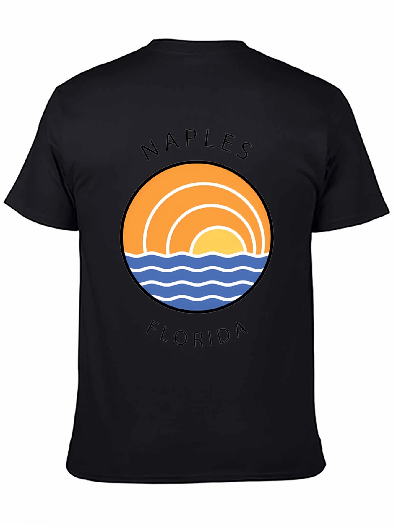 Naples Florida Graphic T-Shirt - Coastal Design