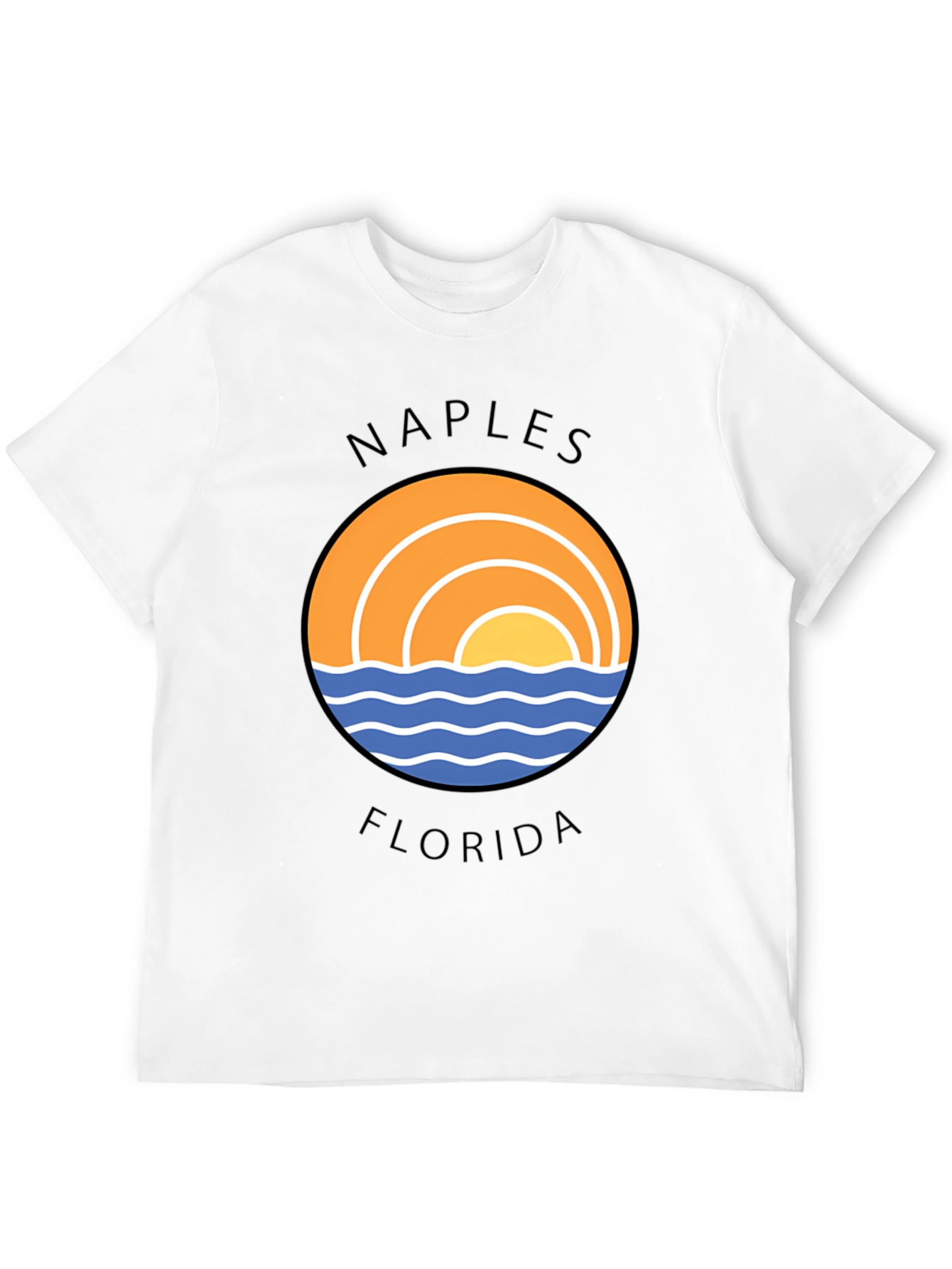Naples Florida Graphic T-Shirt - Coastal Design
