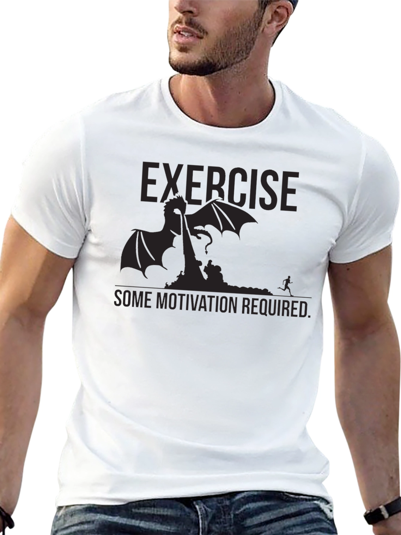 Exercise Motivation Dragon T-Shirt
