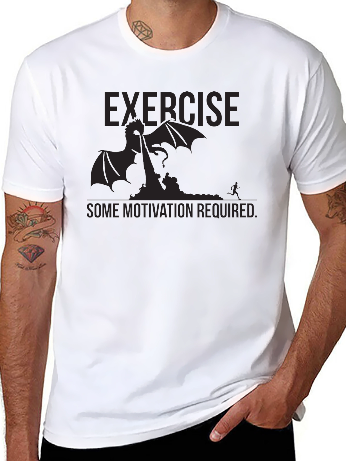 Exercise Motivation Dragon T-Shirt