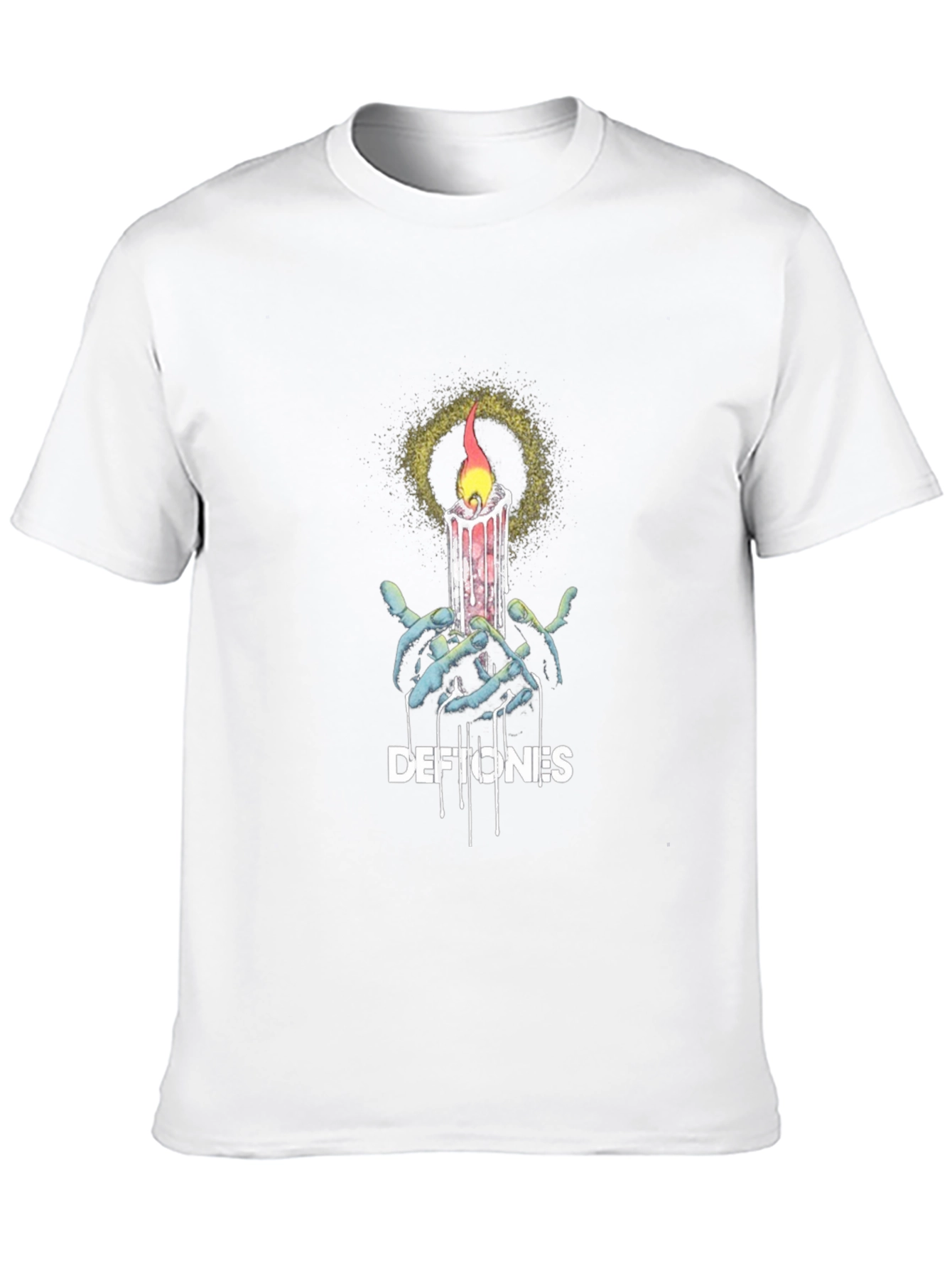 Deftones Candle Graphic Black T-Shirt