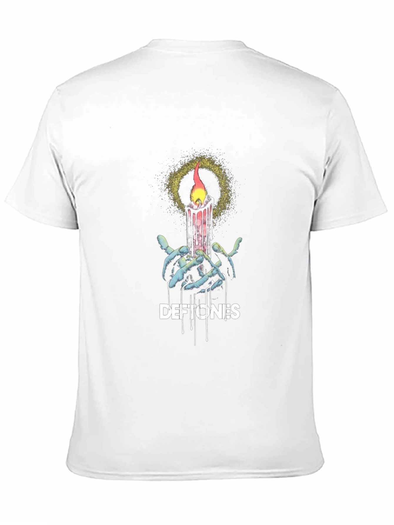 Deftones Candle Graphic Black T-Shirt