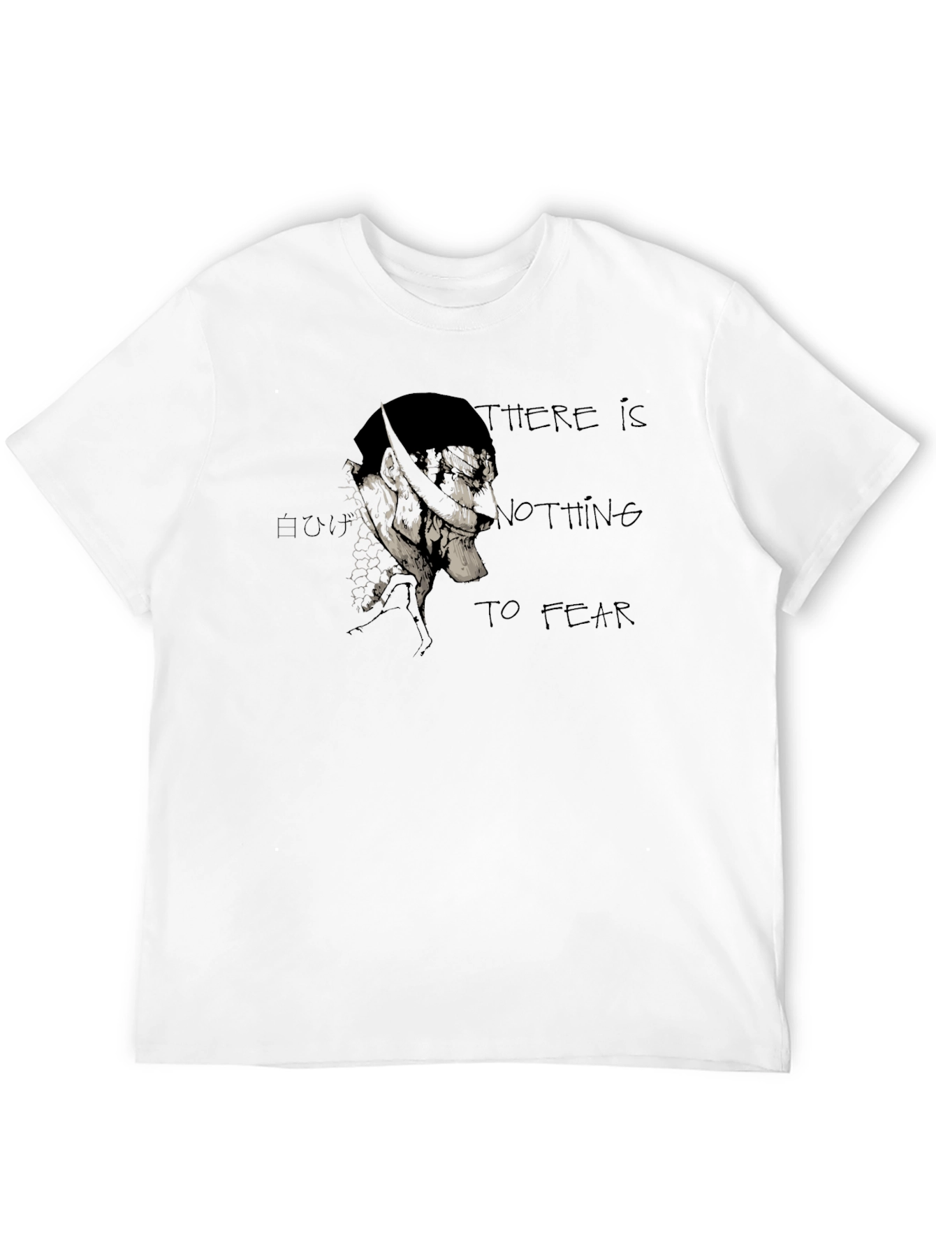 Fearless Graphic Print Black T-Shirt