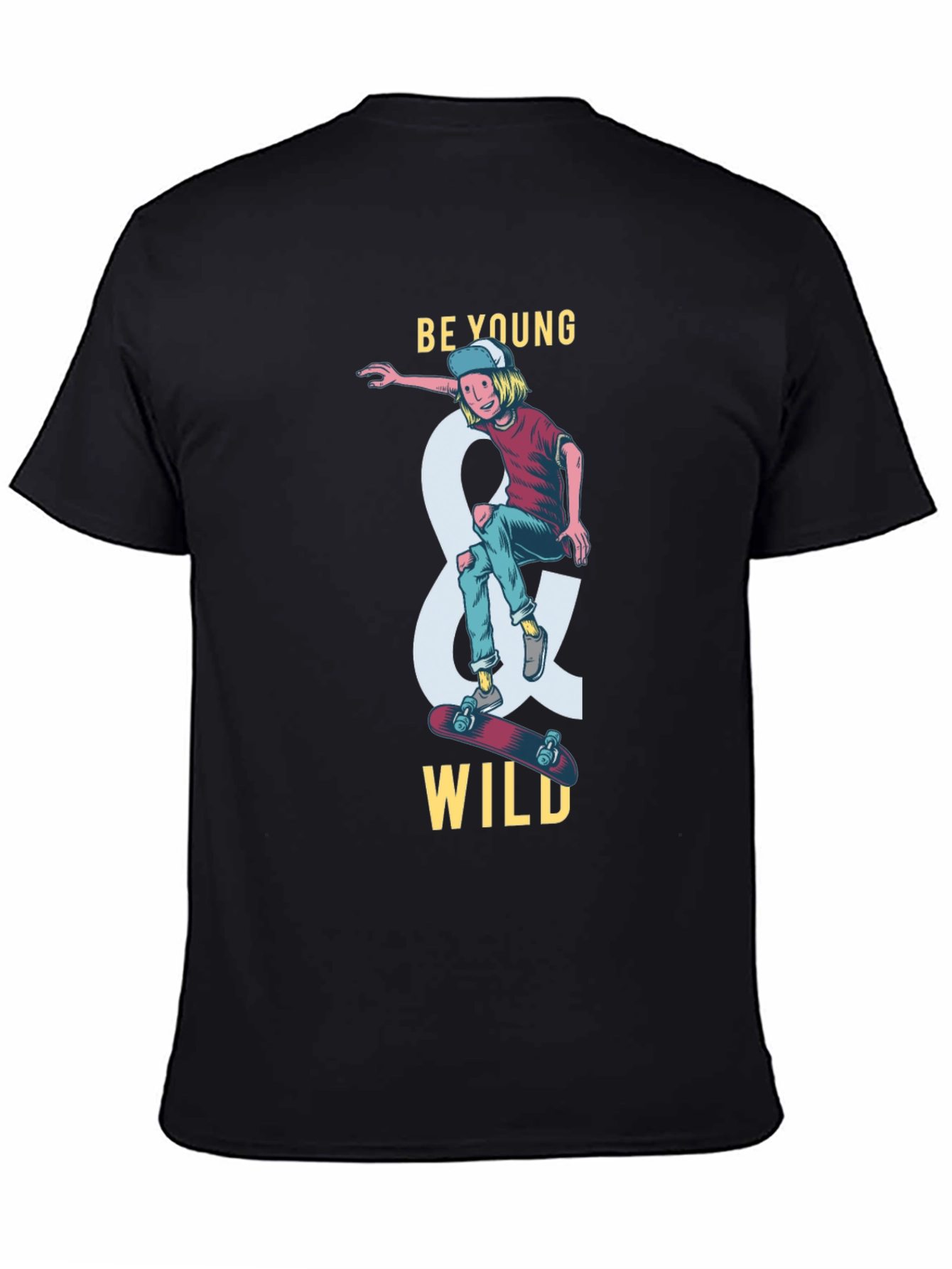 Be Young and Wild Graphic T-Shirt