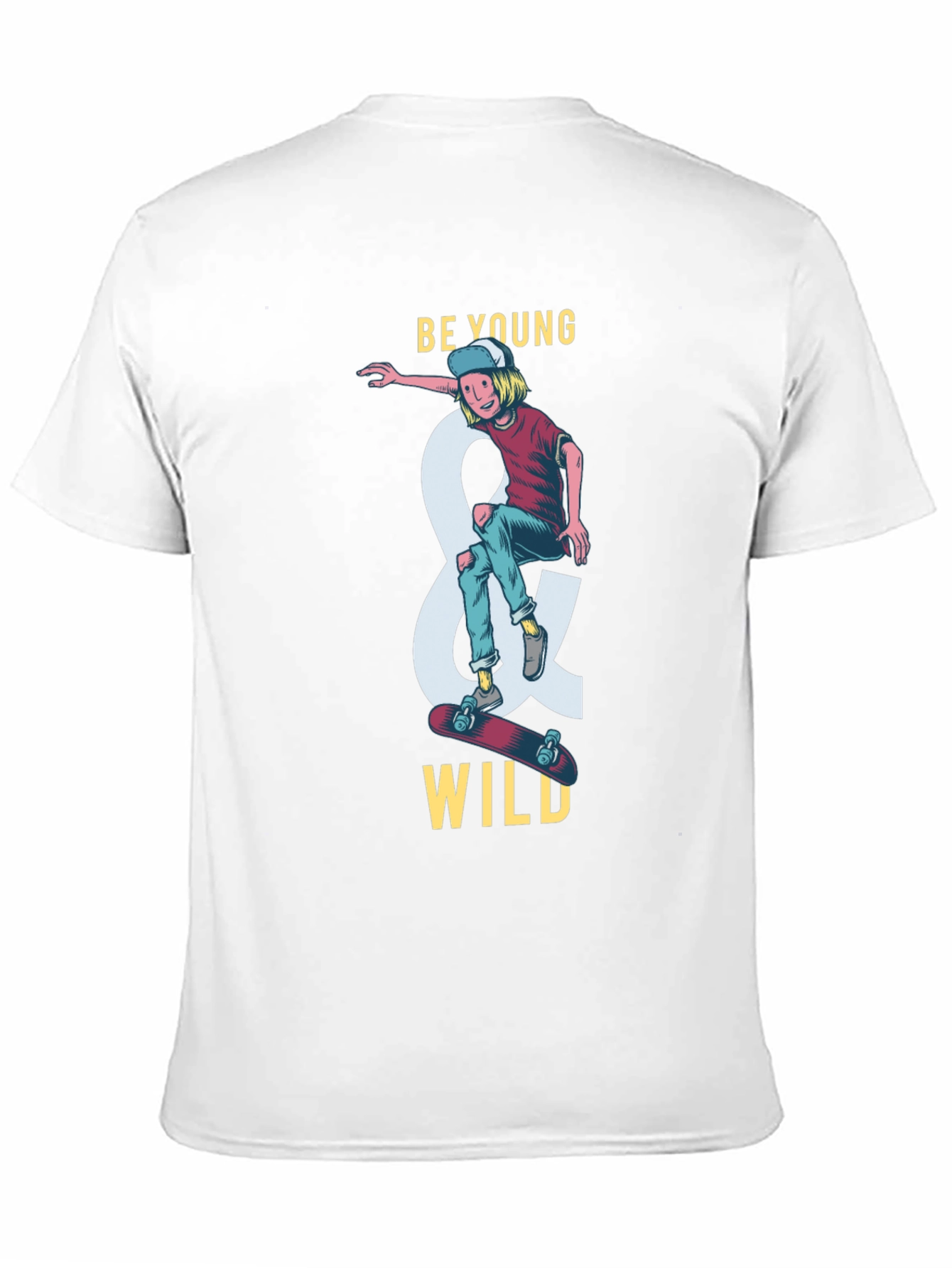 Be Young and Wild Graphic T-Shirt
