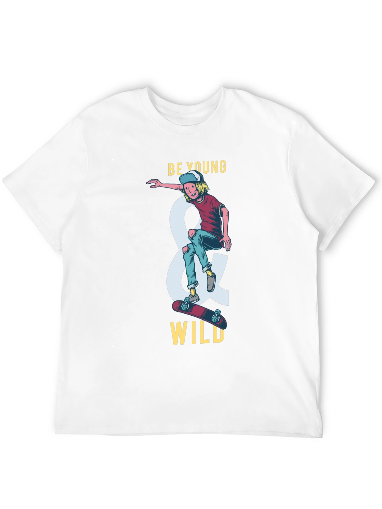 Be Young and Wild Graphic T-Shirt