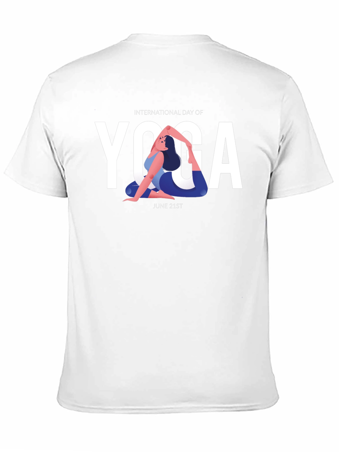 International Yoga Day Black T-Shirt