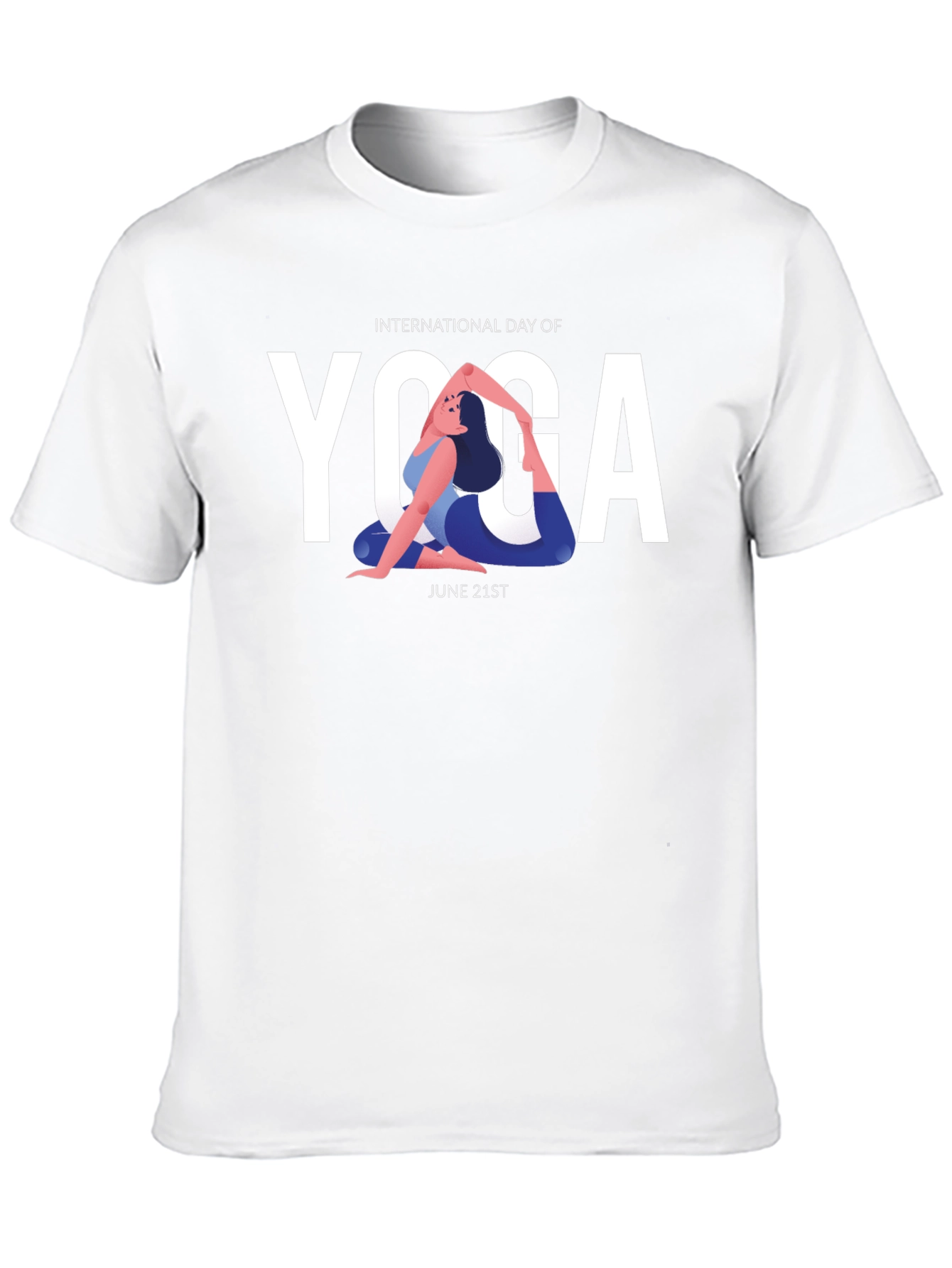 International Yoga Day Black T-Shirt