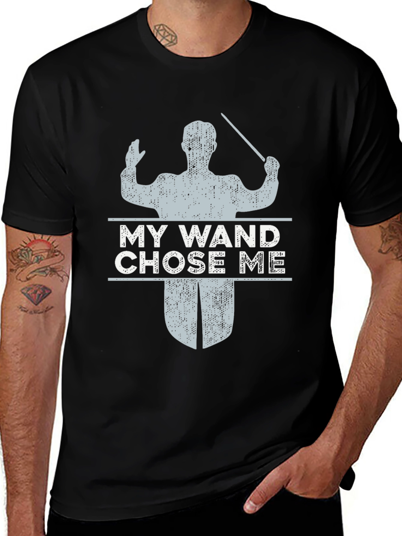 My Wand Chose Me Conductor T-Shirt