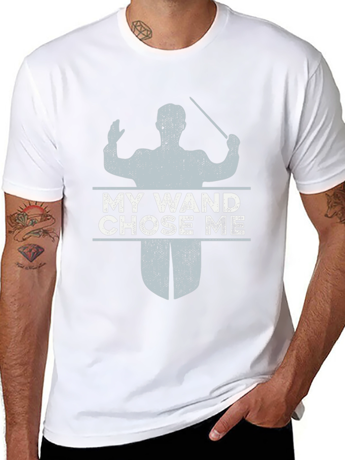 My Wand Chose Me Conductor T-Shirt