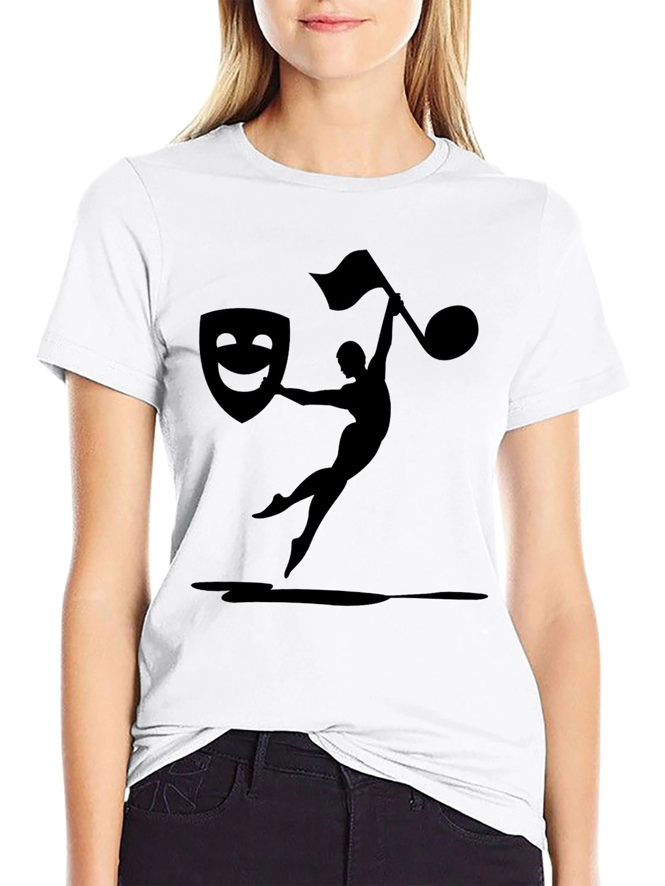 Theater & Music Graphic Tee - Black