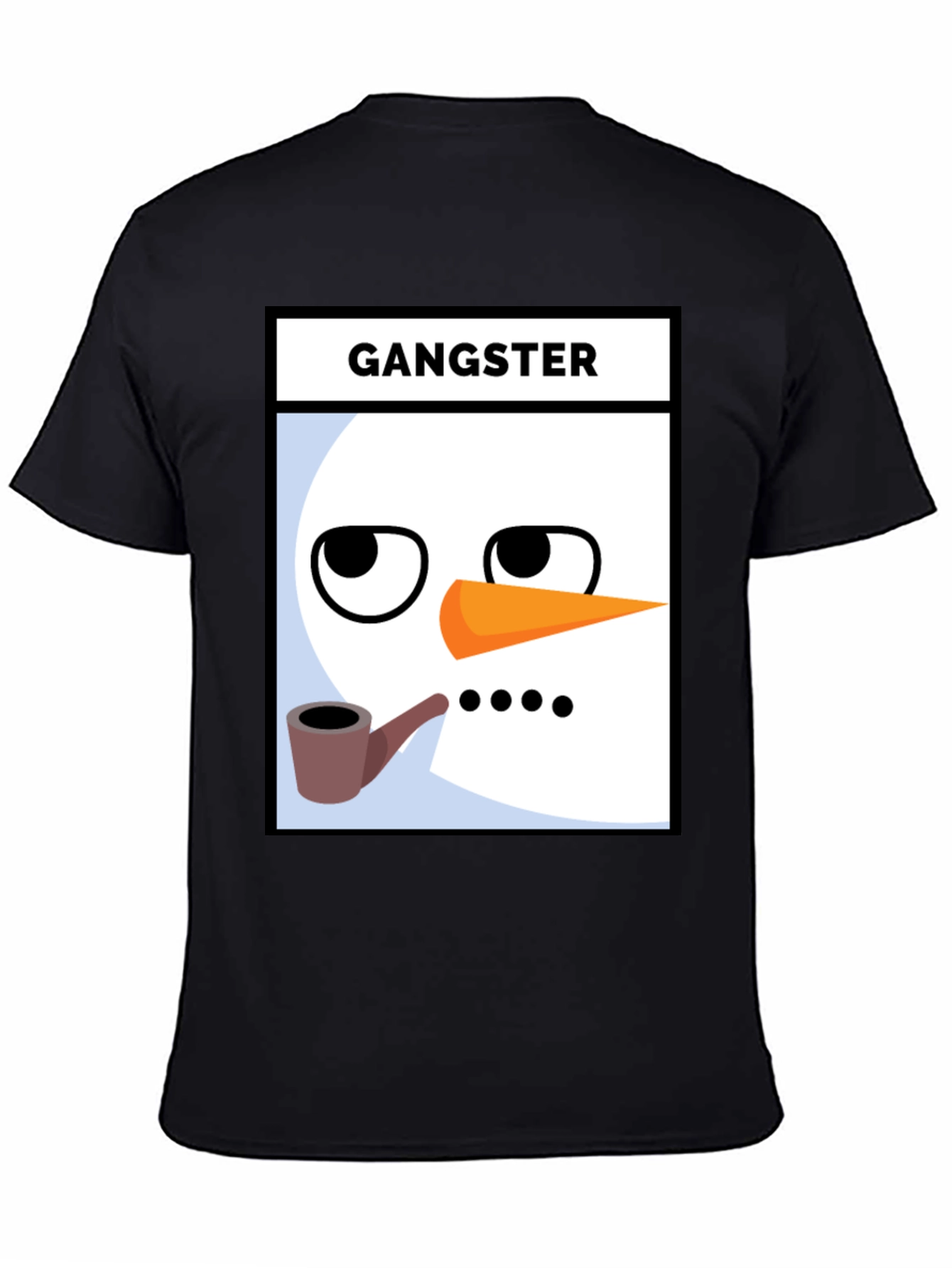 Gangster Snowman T-Shirt
