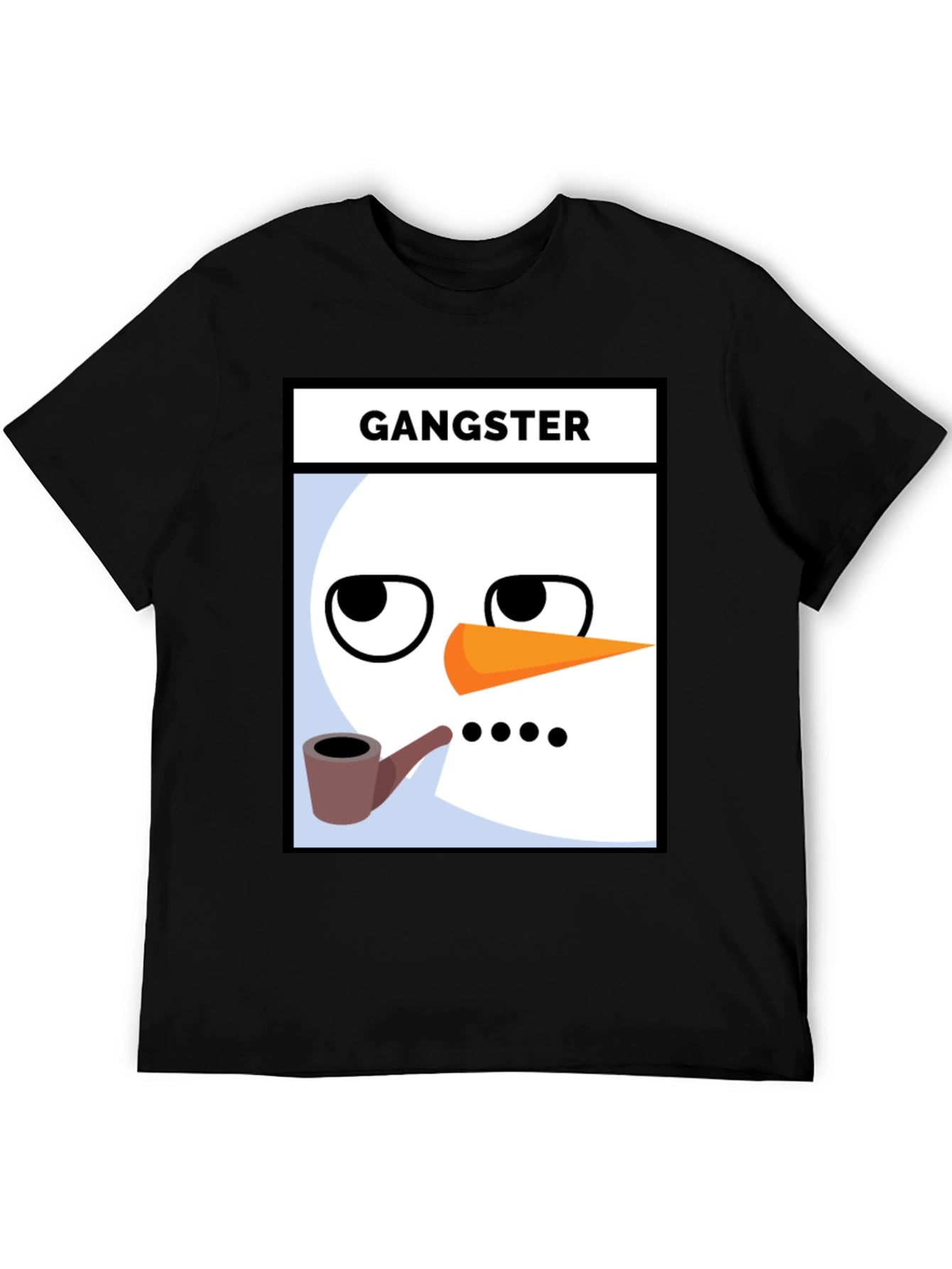 Gangster Snowman T-Shirt