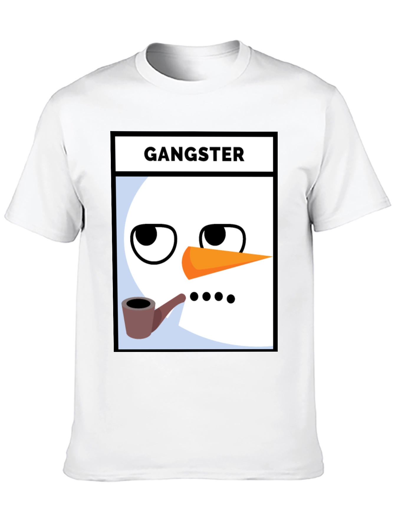 Gangster Snowman T-Shirt