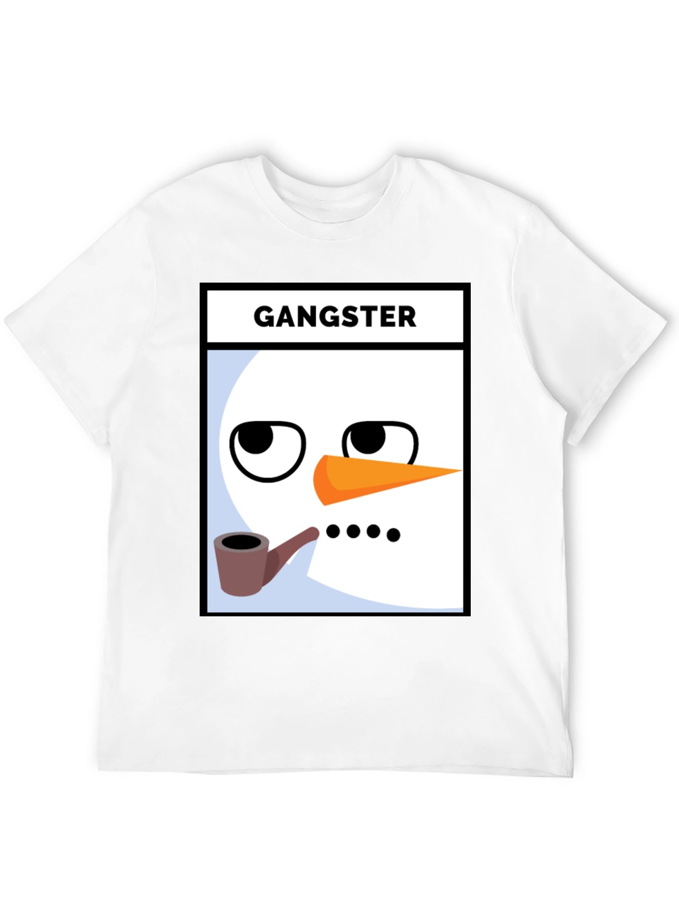Gangster Snowman T-Shirt