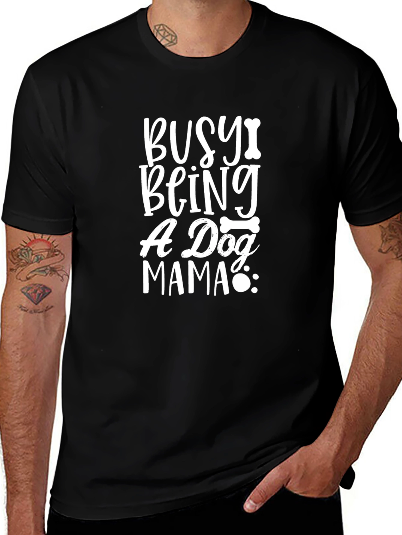 Busy Being A Dog Mama Graphic Tee