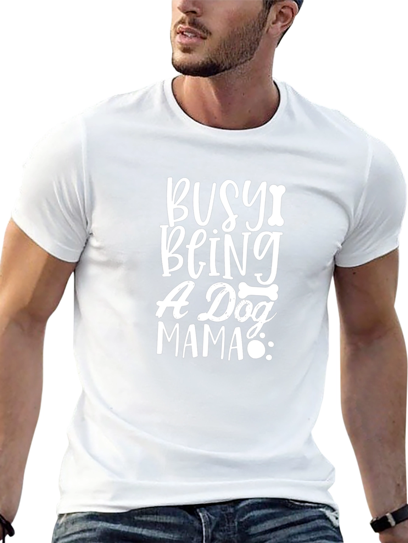 Busy Being A Dog Mama Graphic Tee