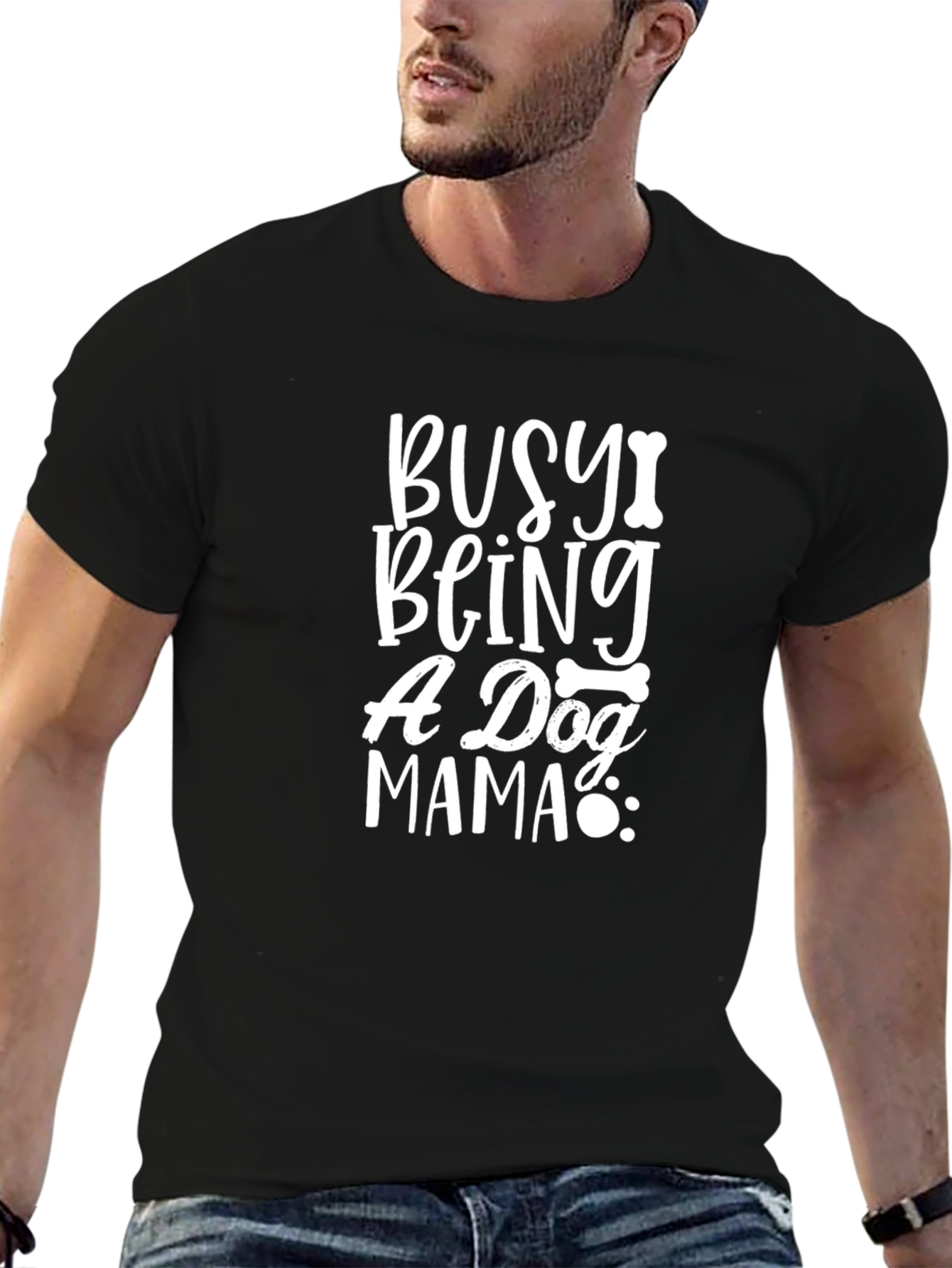 Busy Being A Dog Mama Graphic Tee