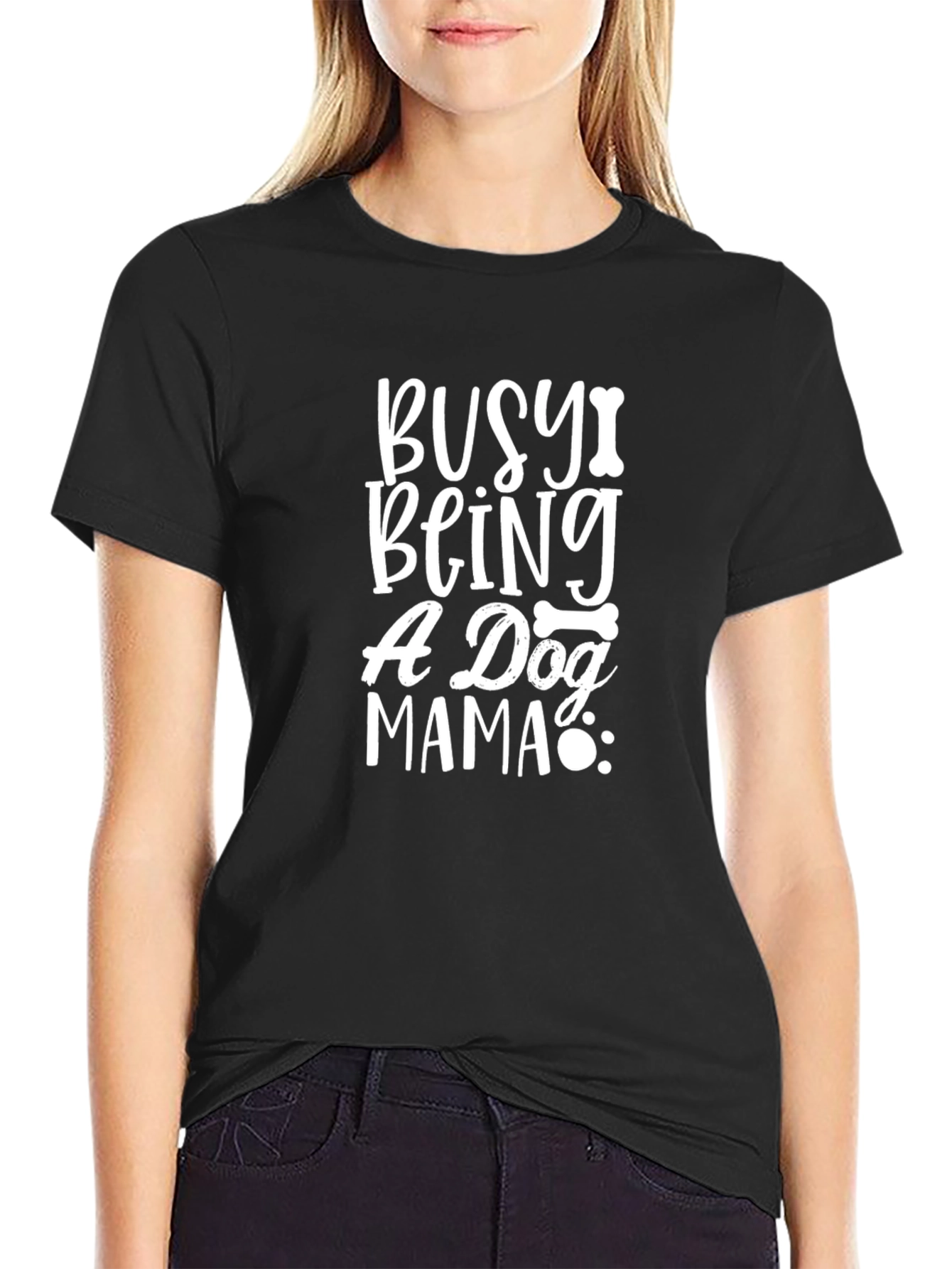 Busy Being A Dog Mama Graphic Tee