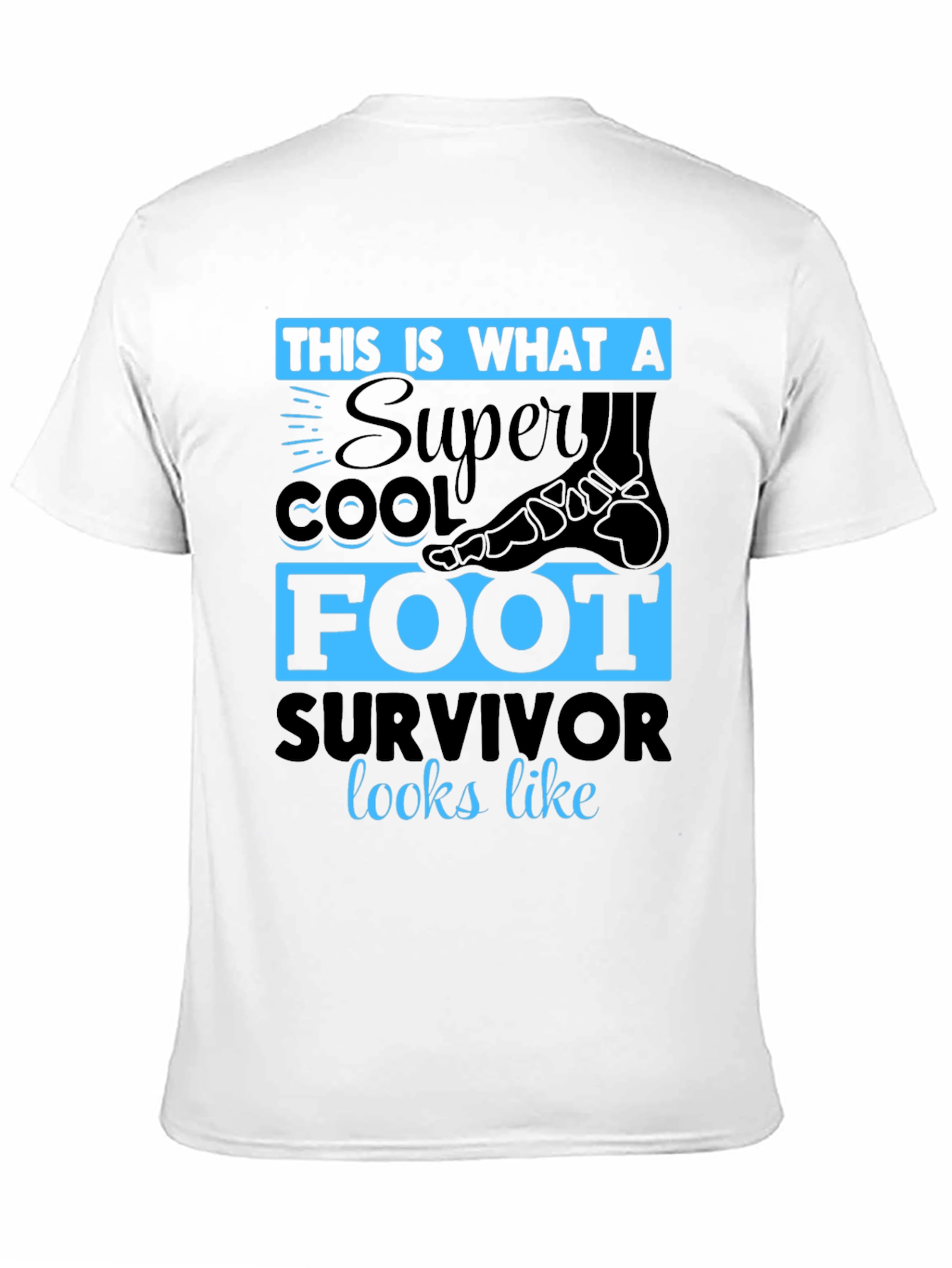 Super Cool Foot Survivor T-Shirt