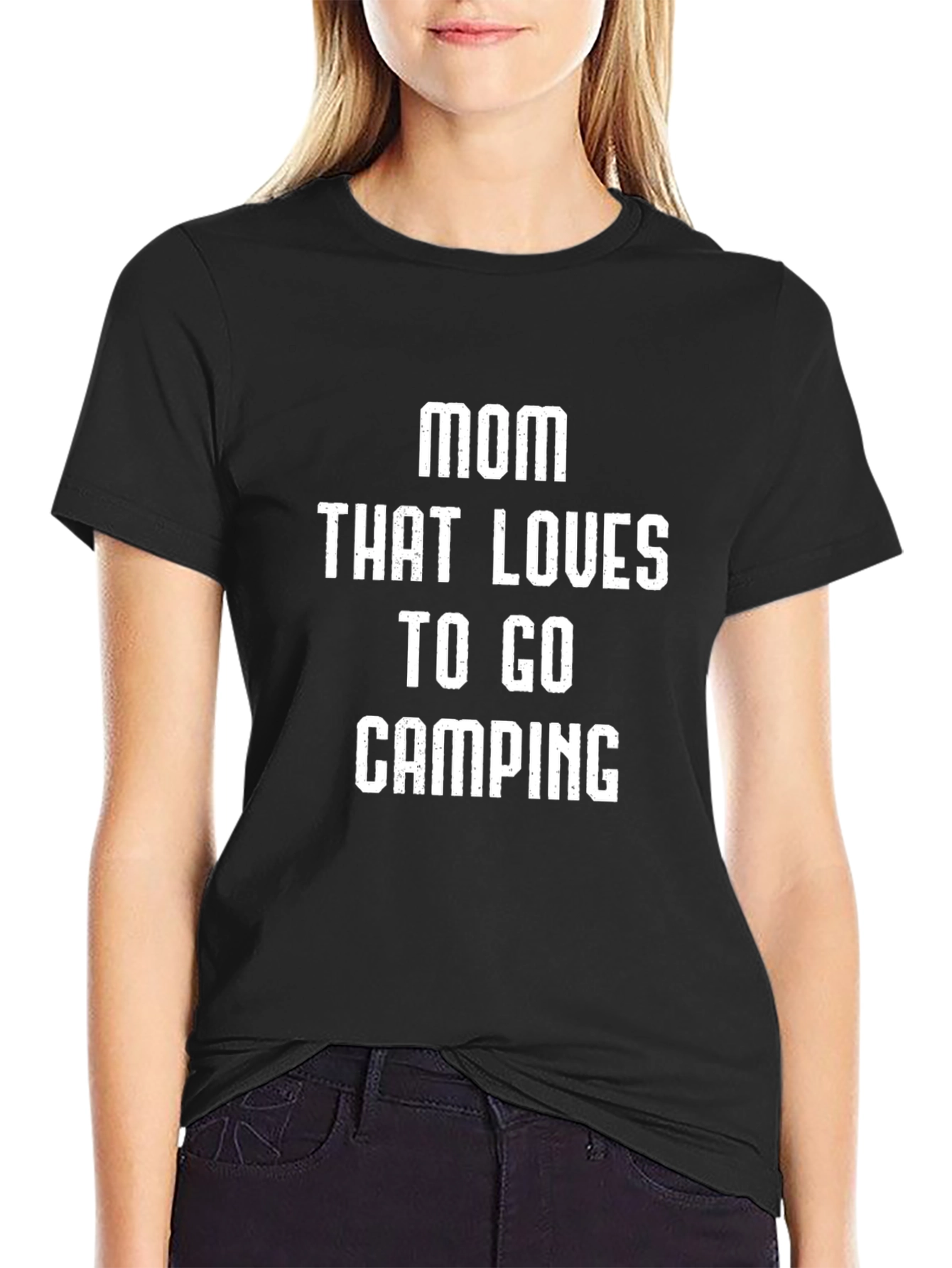 Mom Camping T-Shirt - Loves to Go Camping