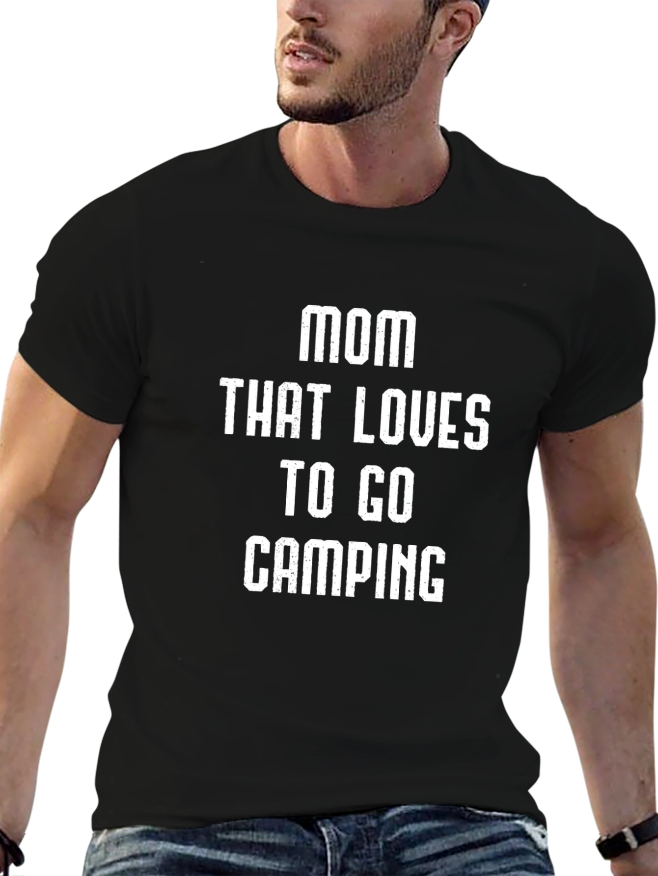 Mom Camping T-Shirt - Loves to Go Camping