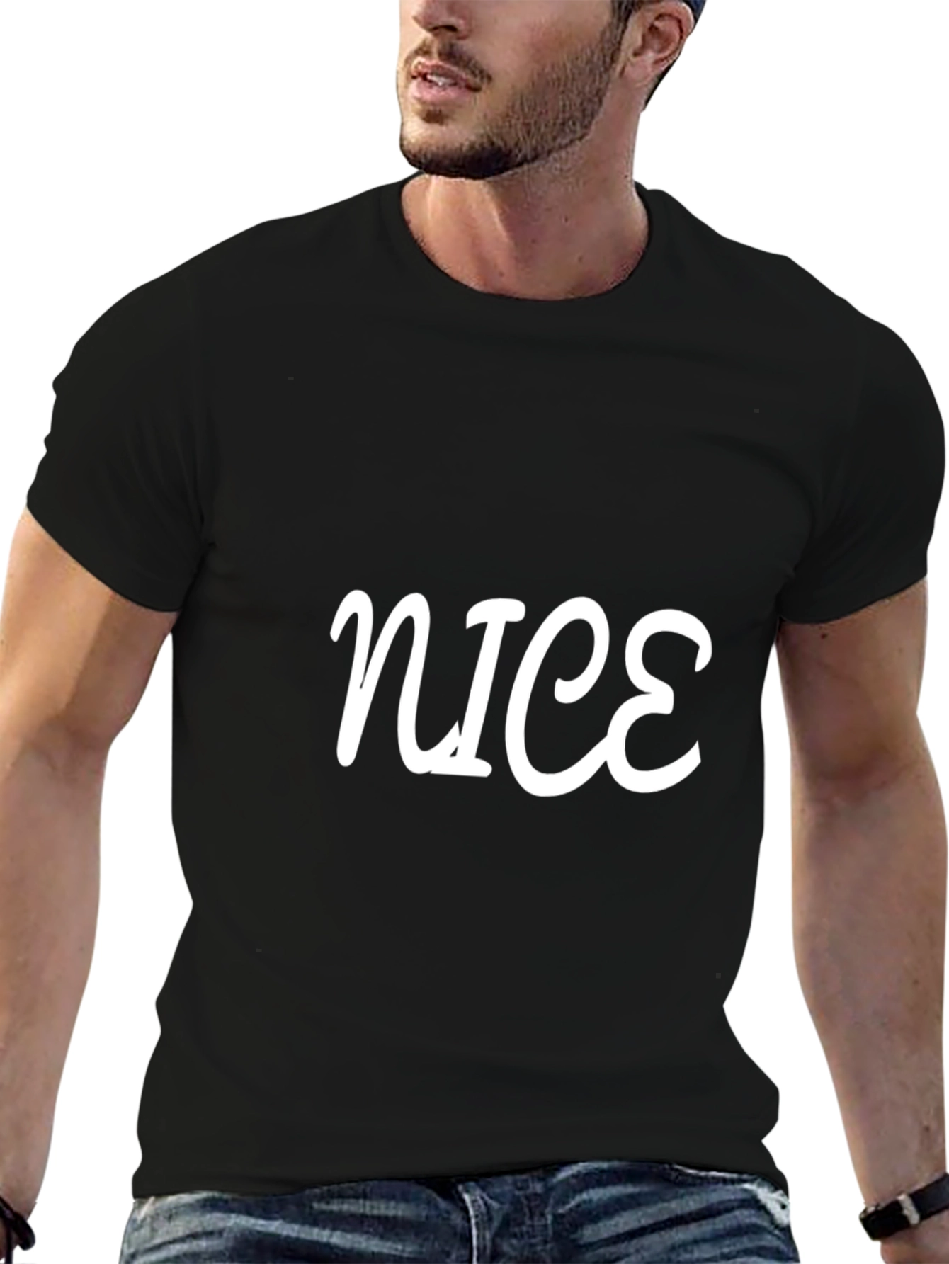 Nice Black T-Shirt - Casual Comfort