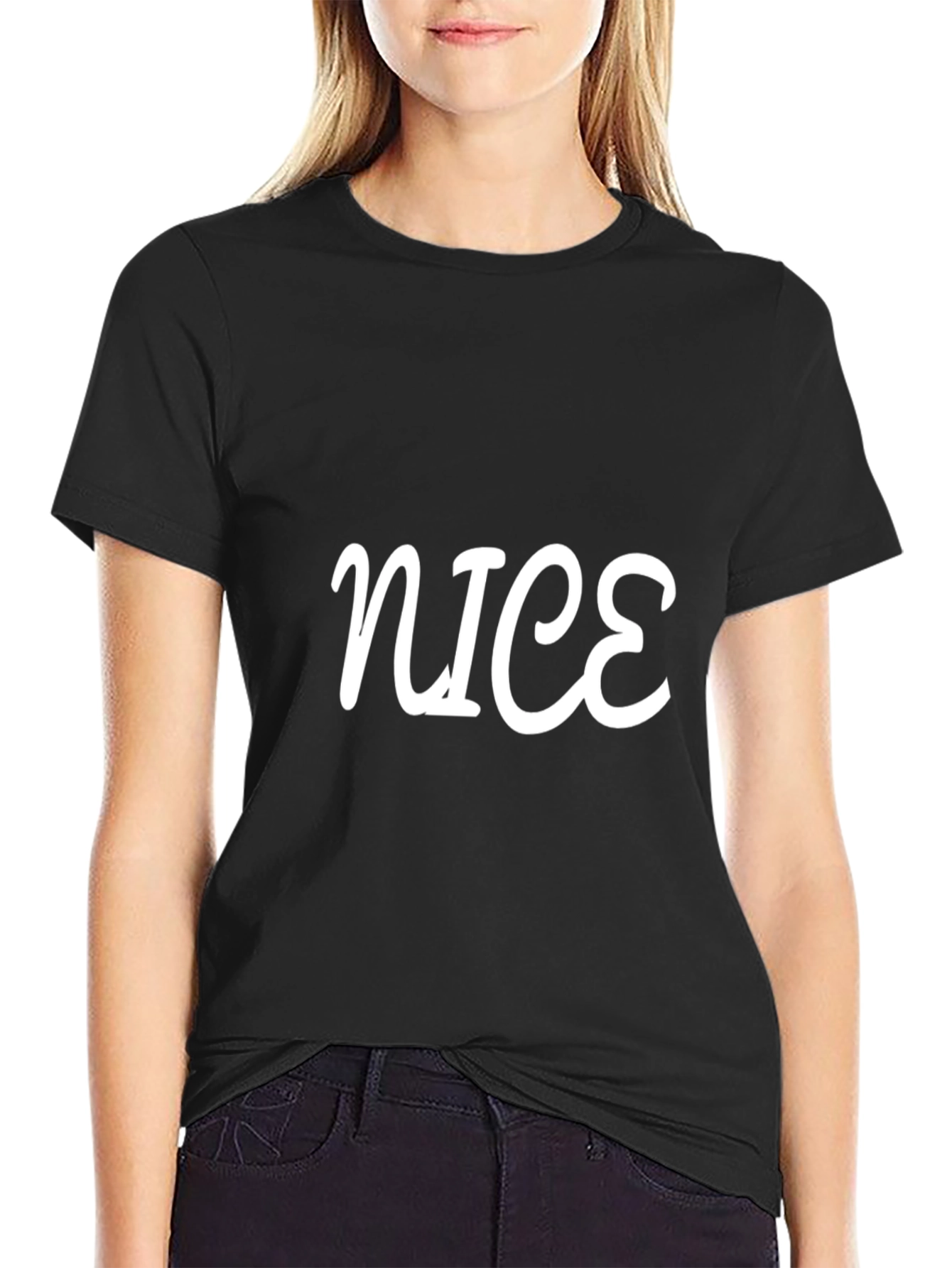 Nice Black T-Shirt - Casual Comfort