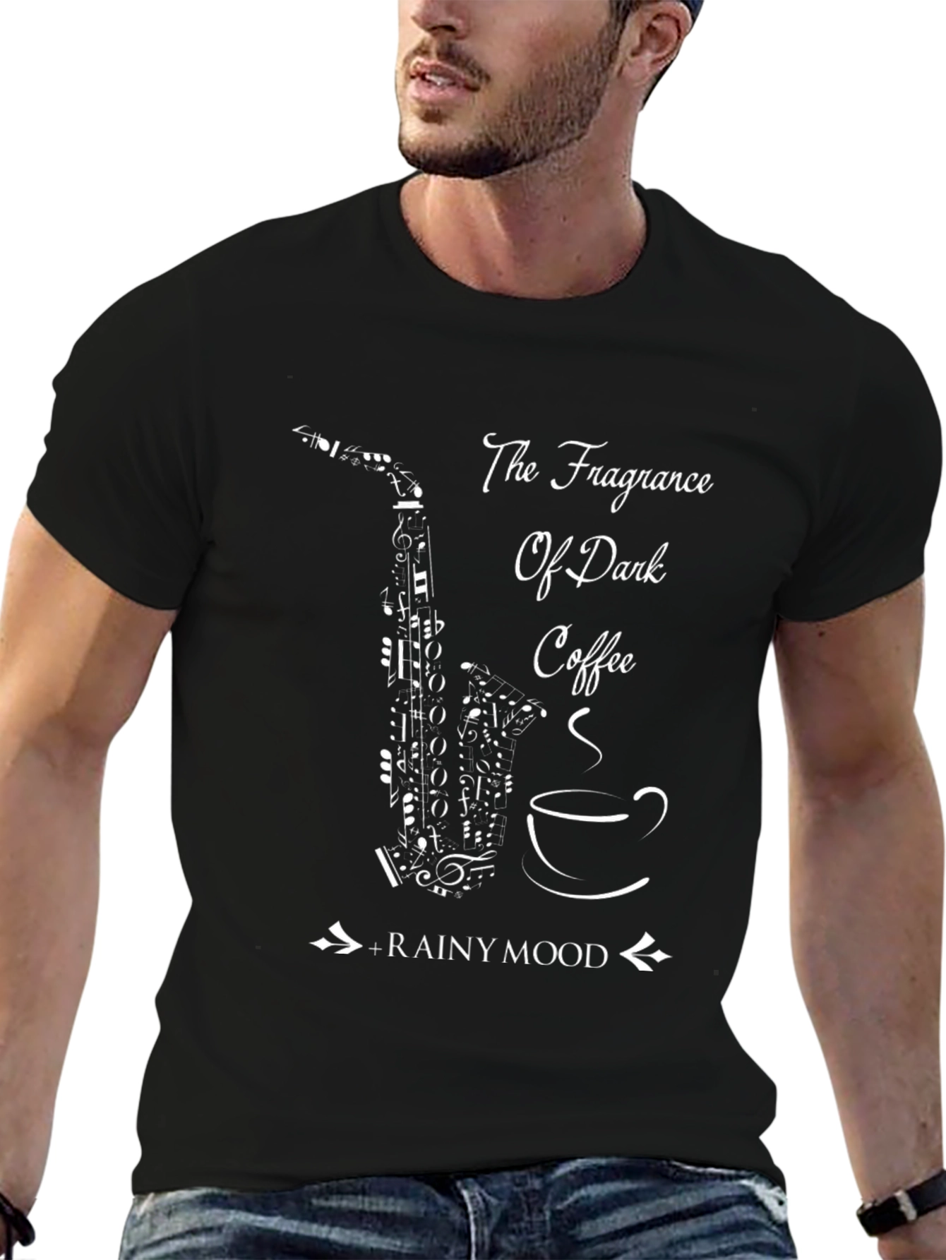 The Fragrance of Dark Coffee Rainy Mood T-Shirt