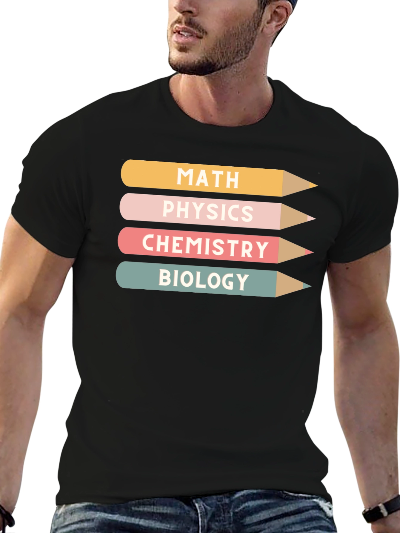 Science Pencils T-Shirt - Math Physics Chemistry Biology