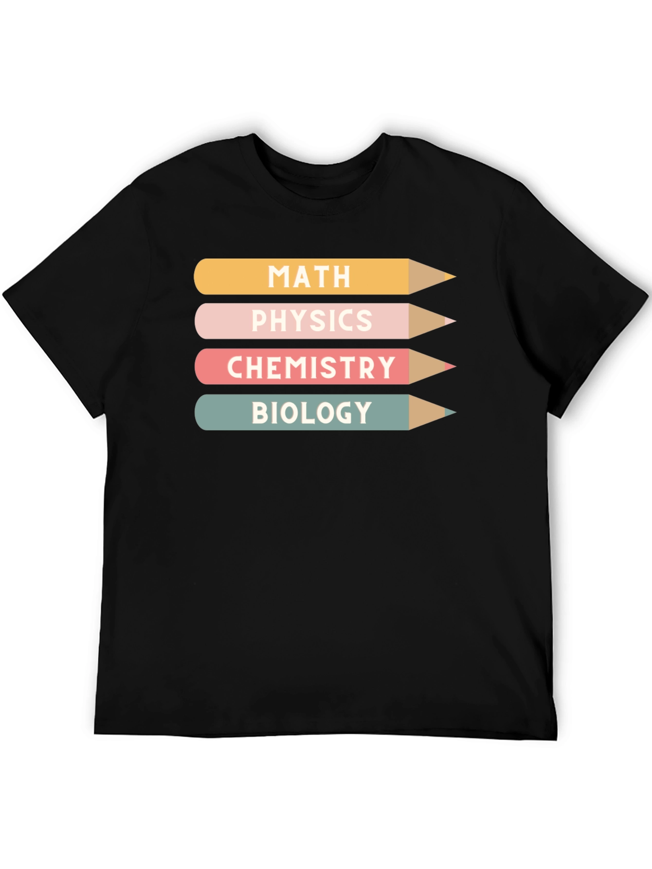 Science Pencils T-Shirt - Math Physics Chemistry Biology