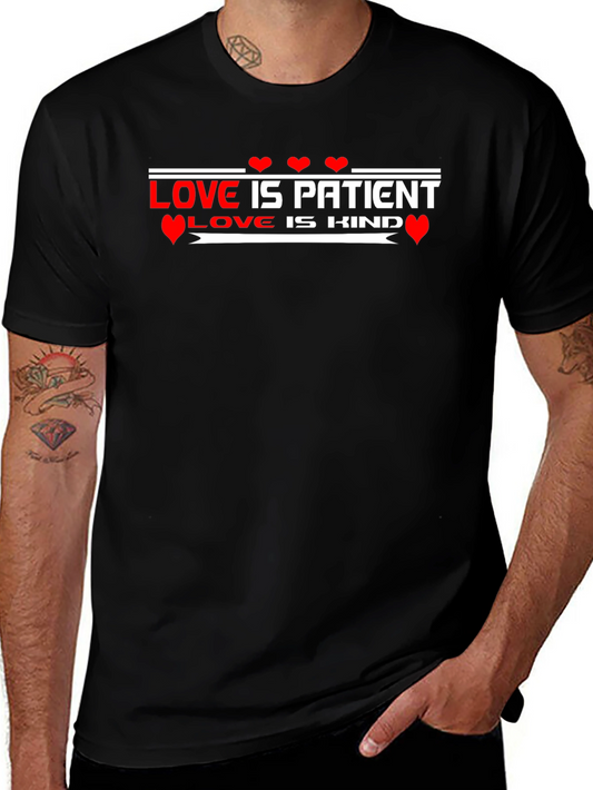 Love Is Patient Love Is Kind Black T-Shirt