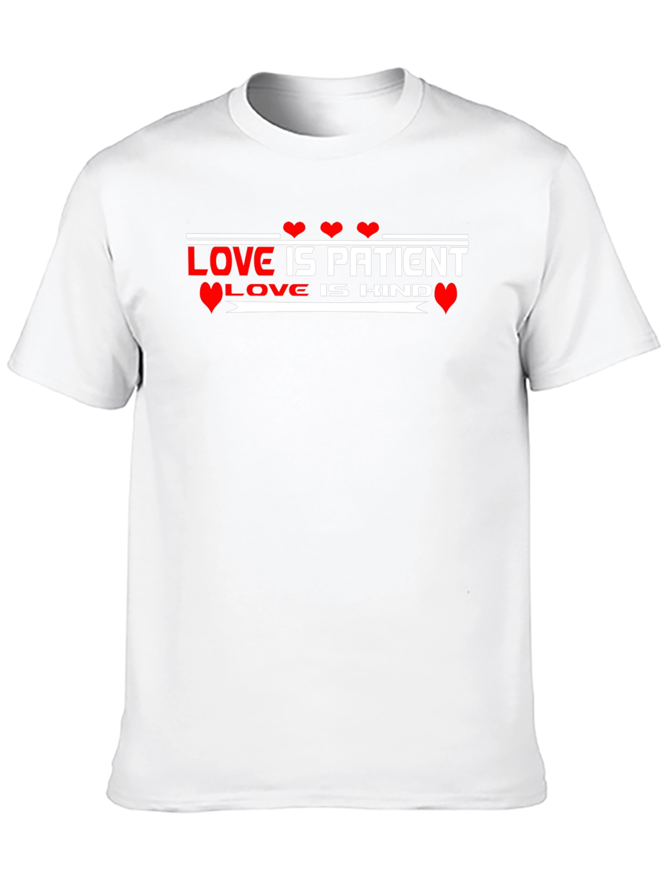 Love Is Patient Love Is Kind Black T-Shirt