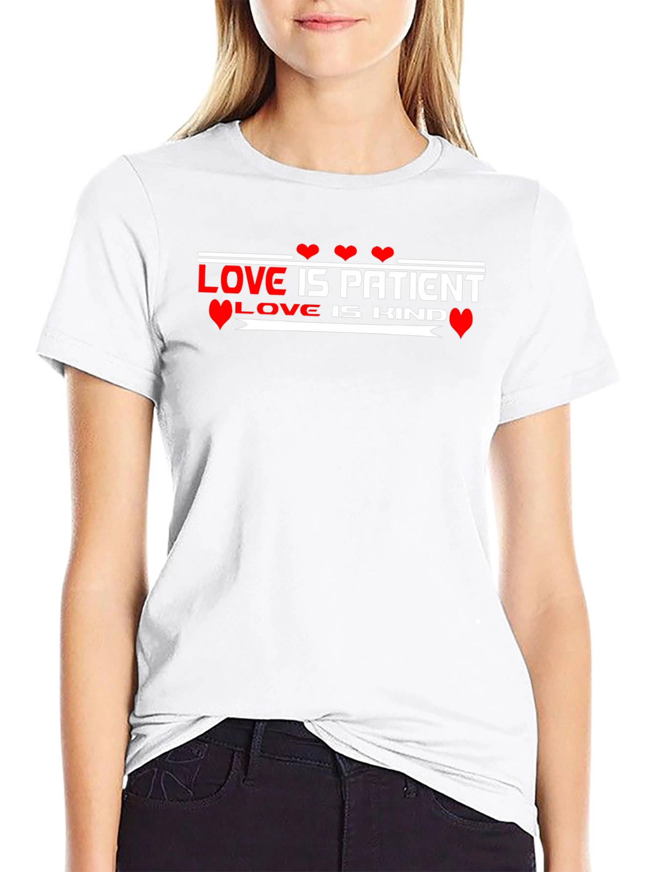 Love Is Patient Love Is Kind Black T-Shirt