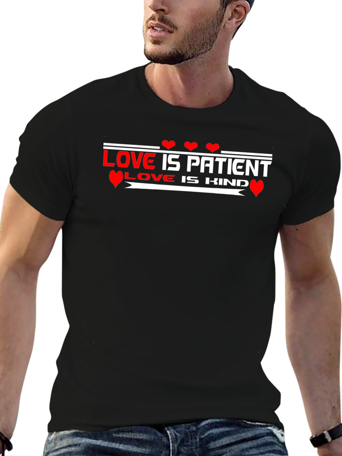 Love Is Patient Love Is Kind Black T-Shirt