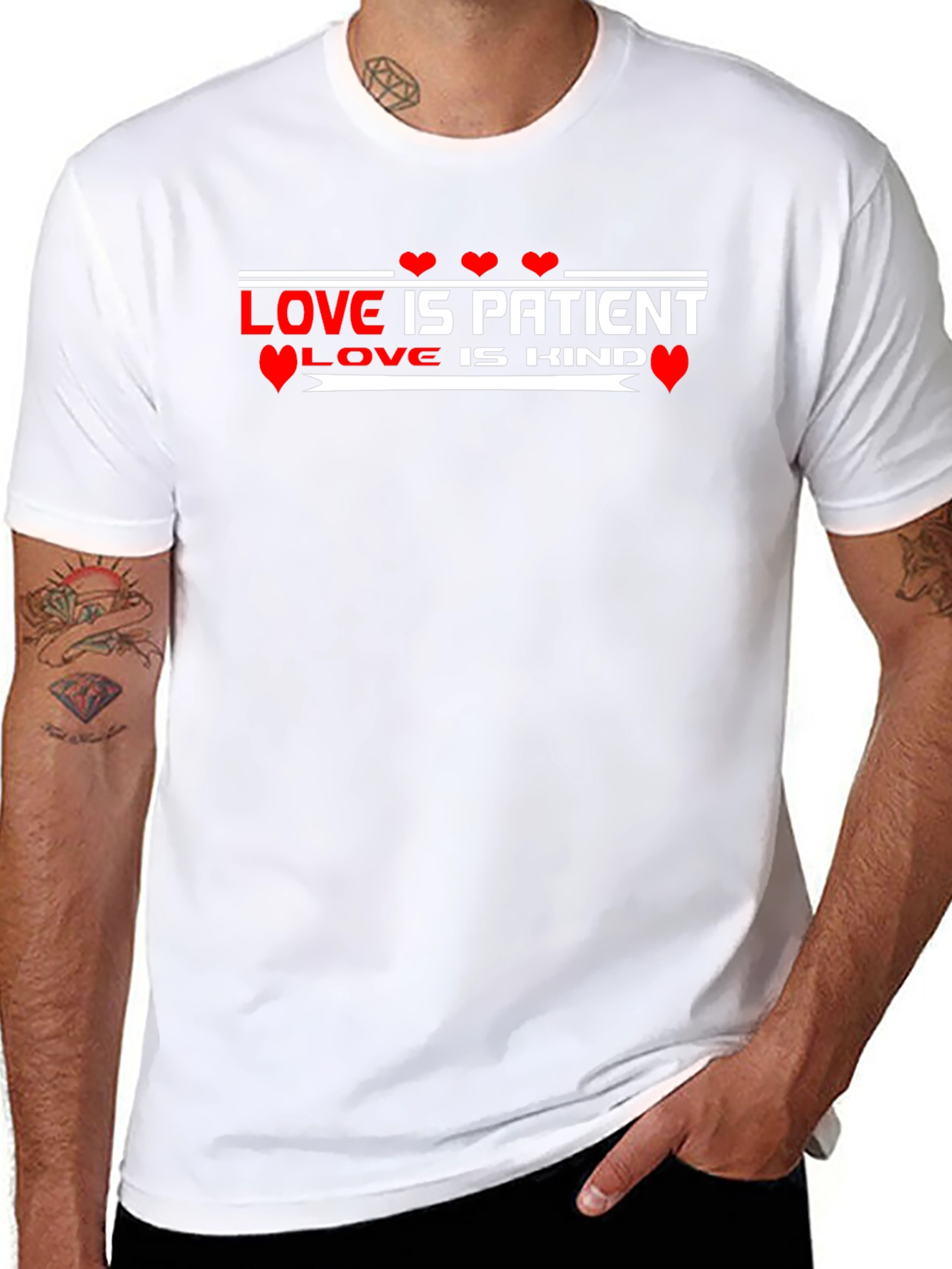 Love Is Patient Love Is Kind Black T-Shirt